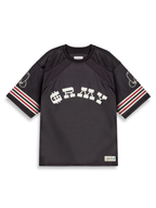 Lone Hand Mesh Football Jersey Black