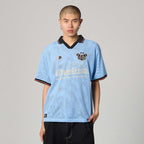 Camiseta De Fútbol Machetazos The Warrior Boxy Mesh Blue