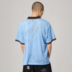 Camiseta De Fútbol Machetazos The Warrior Boxy Mesh Blue