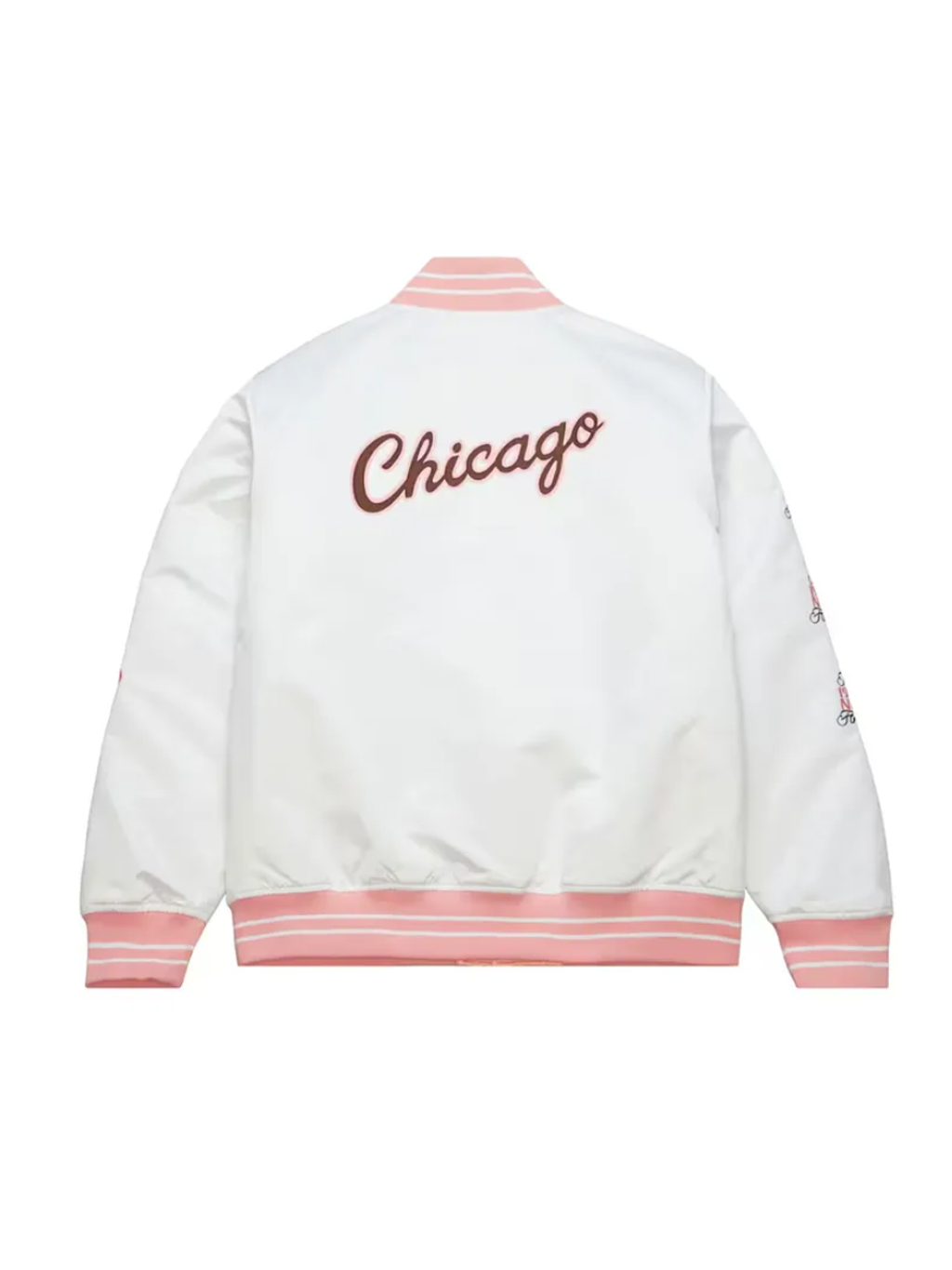 Full-Snap Chicago Bulls Classic Neopolitan Satin Jacket