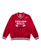 Mitchell & Ness NBA Sideline Satin Long Sleeve T-Shirt 'Chicago Bulls'