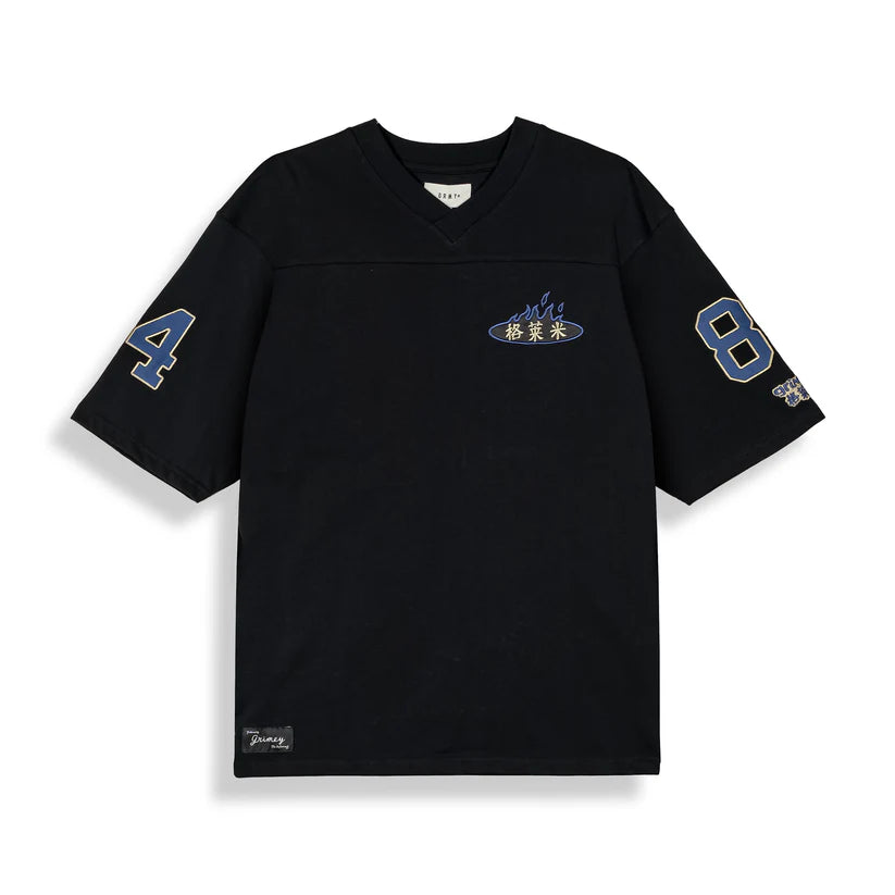 Camiseta Concreat Jungle V Neck Oversized Black