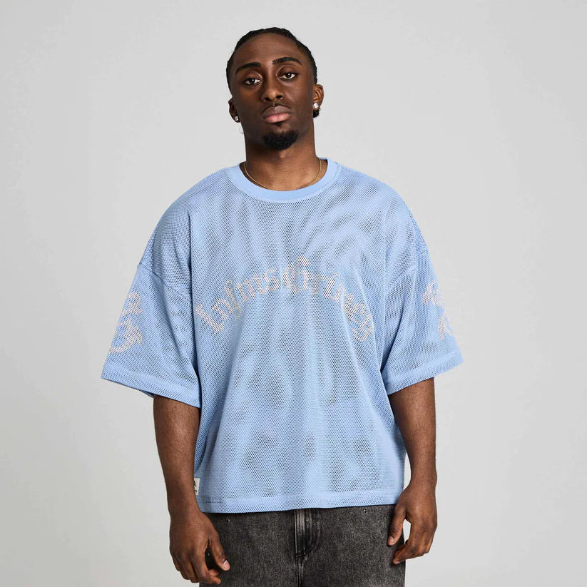 Camiseta Chief Watcher Mesh Boxy Light Blue