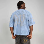 Camiseta Chief Watcher Mesh Boxy Light Blue