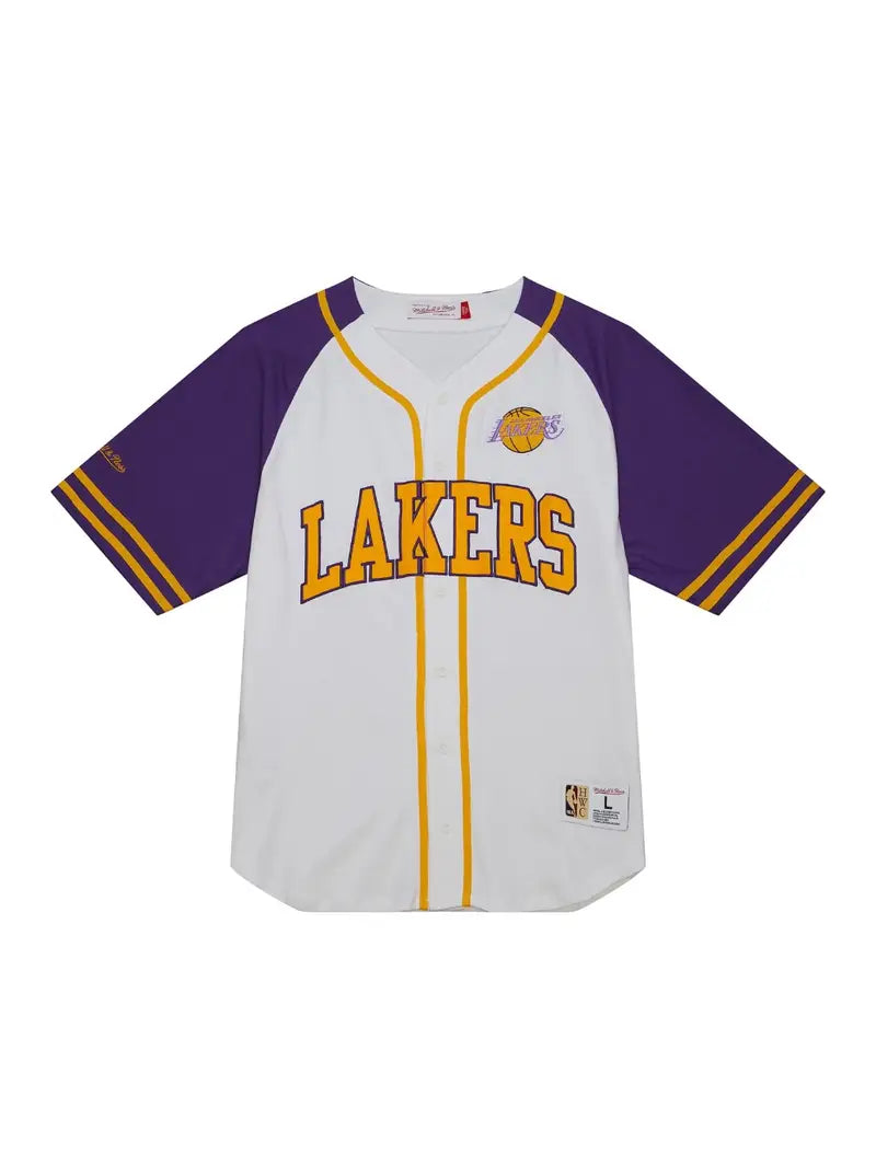 NBA Practice Day Button Front Jersey Lakers