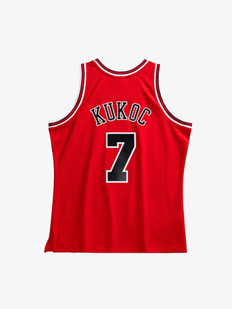 Camiseta Toni Kukoc Red Chicago Bulls 1997/98 Hardwood Classics Swingman Player Jersey