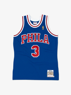 Camiseta Allen Iverson Royal Philadelphia 76ers 1996/97 Authentic Jersey