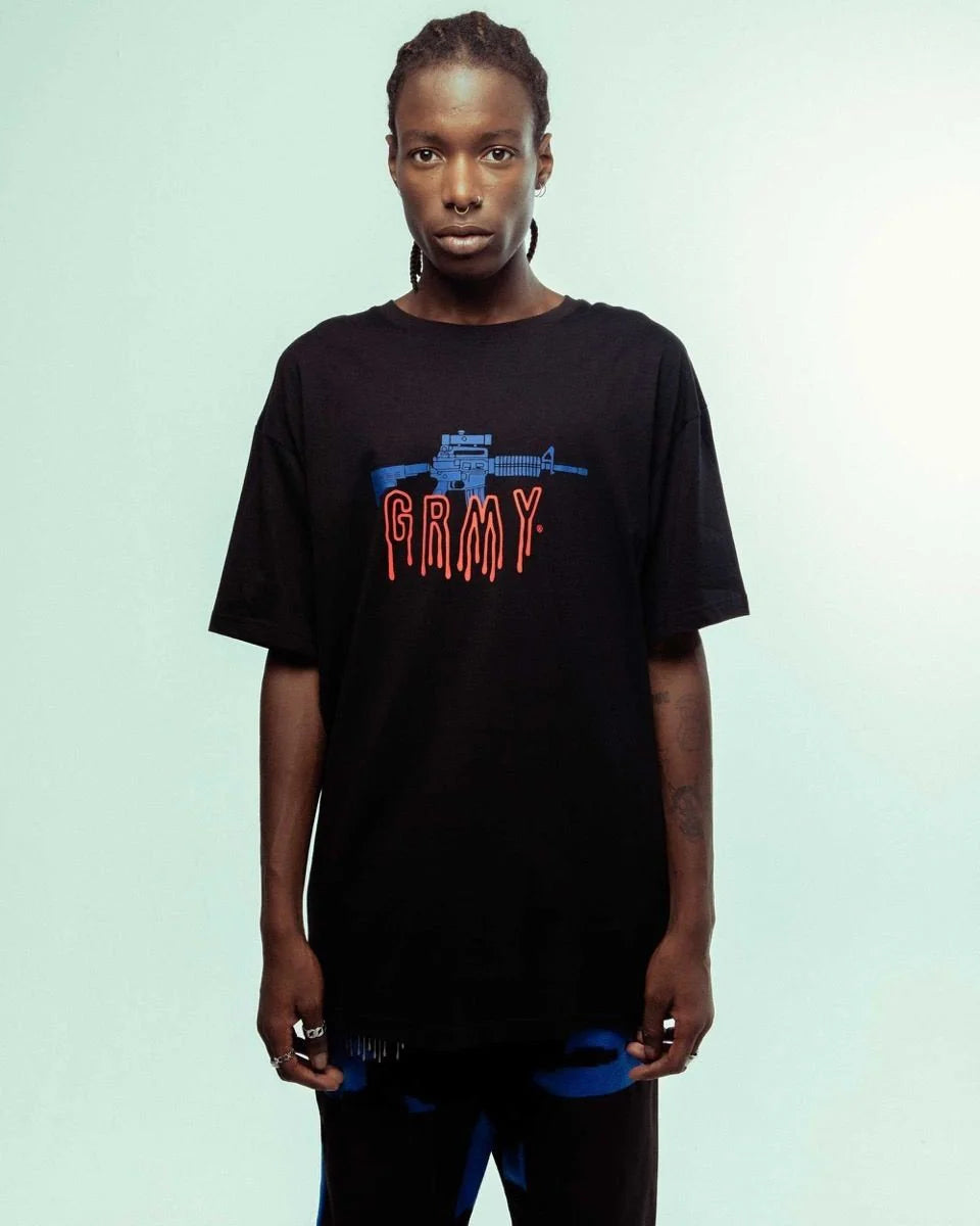 Camiseta Grimey Back at you Regular Black