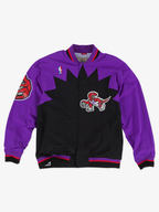 Warm up Purple Toronto Raptors 1995/96 Authentic Full-Snap Warmup Jacket