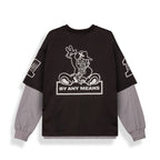 Camiseta De Manga Larga Race War Mesh Black