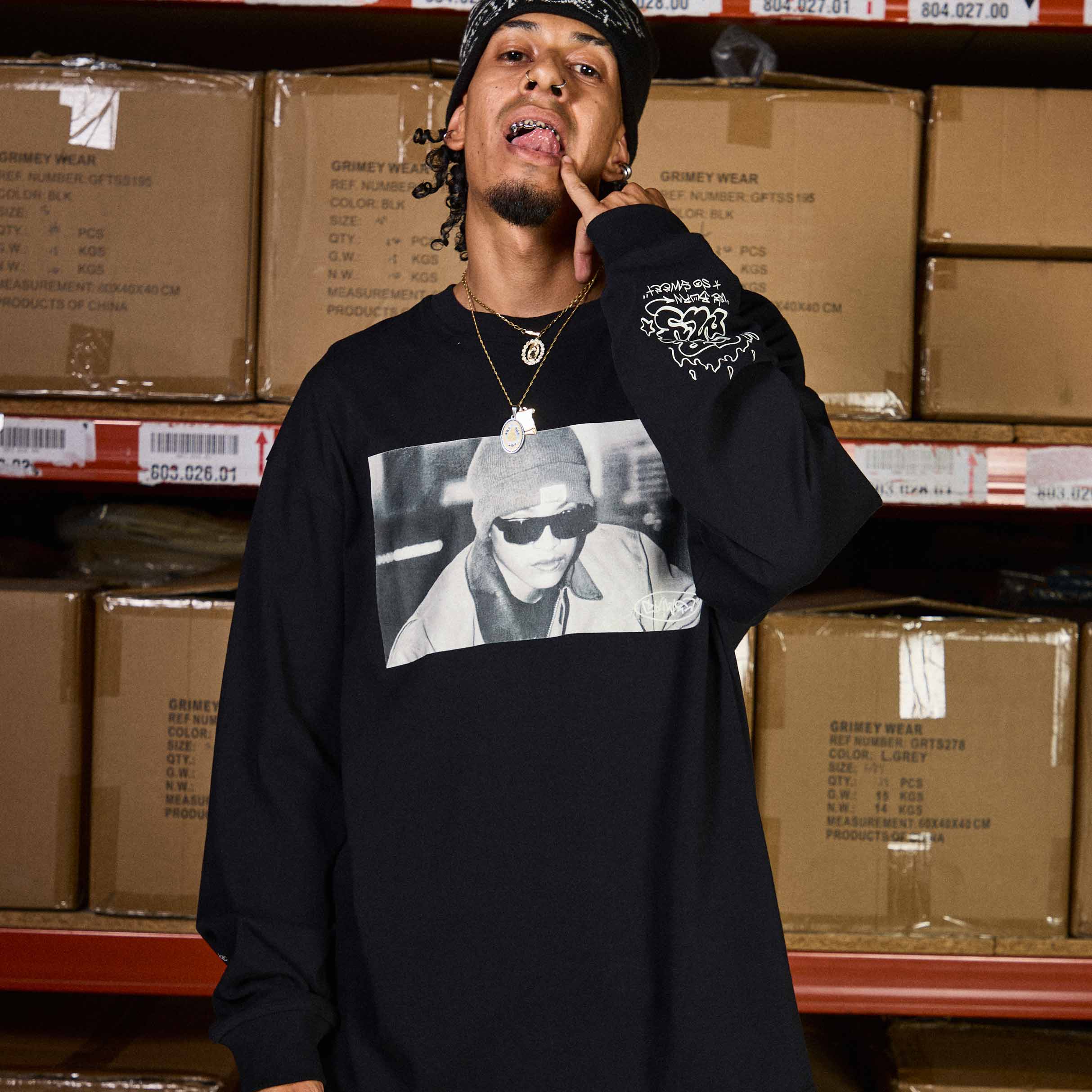 Camiseta De Manga Larga The Shelter Black
