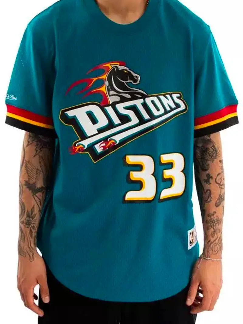 Remera de Grant Hill de los Detroit Pistons Temporada 1998-99