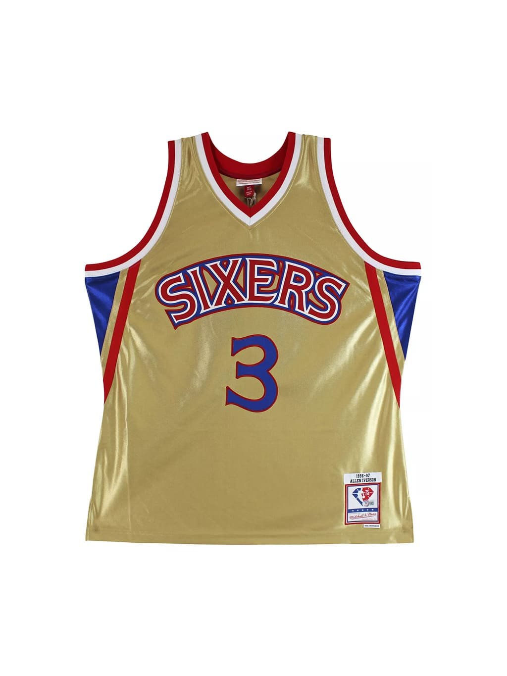 Camiseta Philadelphia 76ers - Allen Iverson 96-97 (75 Edition)
