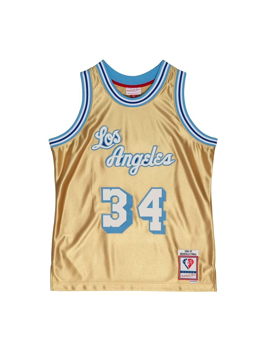 Camiseta Los Angeles Lakers - Shaquille O'neal 96-97 (75 Edition)