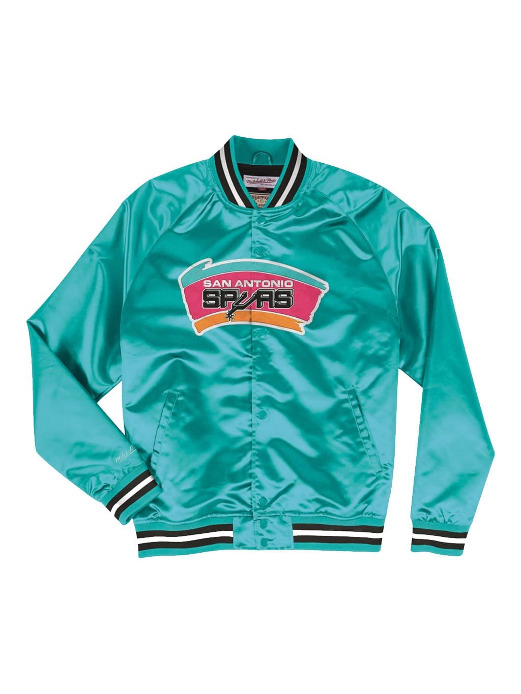 Campera Warm Up Lightweight Satin San Antonio Spurs