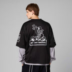 Camiseta De Manga Larga Race War Mesh Black