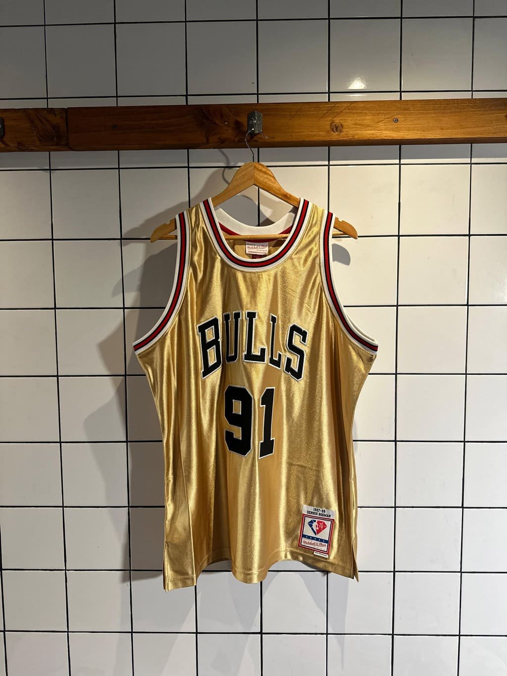Camiseta Chicago Bulls - Dennis Rodman 97-98 (75 Edition)