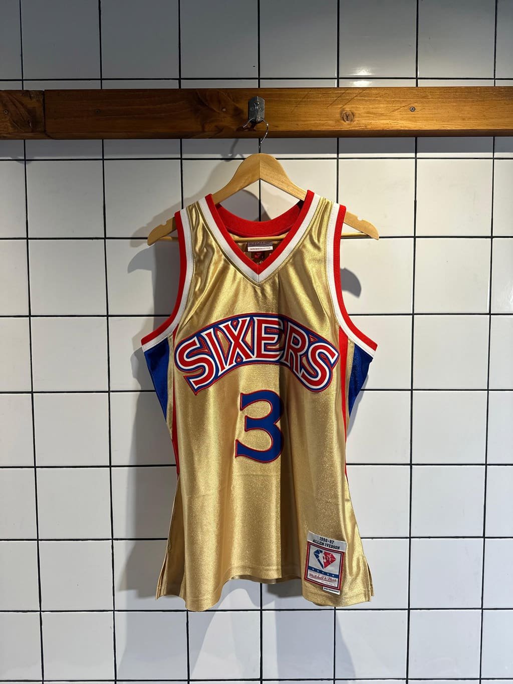 Camiseta Philadelphia 76ers - Allen Iverson 96-97 (75 Edition)