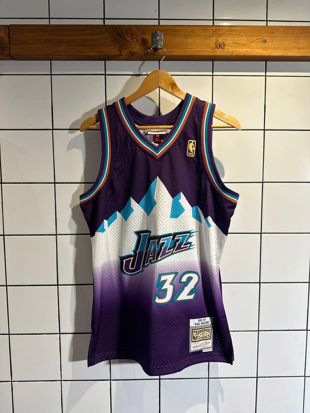 Camiseta Utah Jazz - Karl Malone 96-97