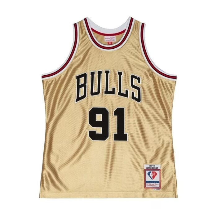 Camiseta Chicago Bulls - Dennis Rodman 97-98 (75 Edition)