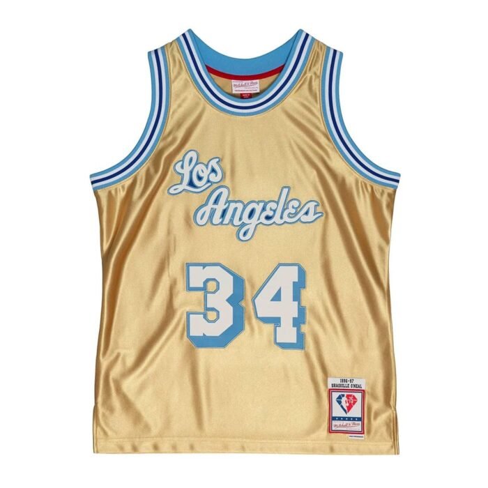 Camiseta Los Angeles Lakers - Shaquille O'neal 96-97 (75 Edition)