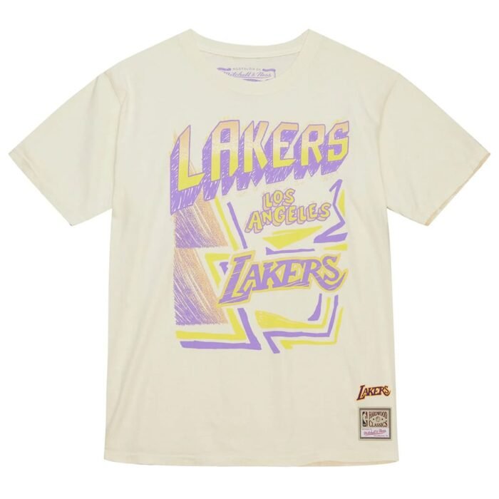 Remera Sidewalk Sketch SS Tee HWC Los Angeles Lakers