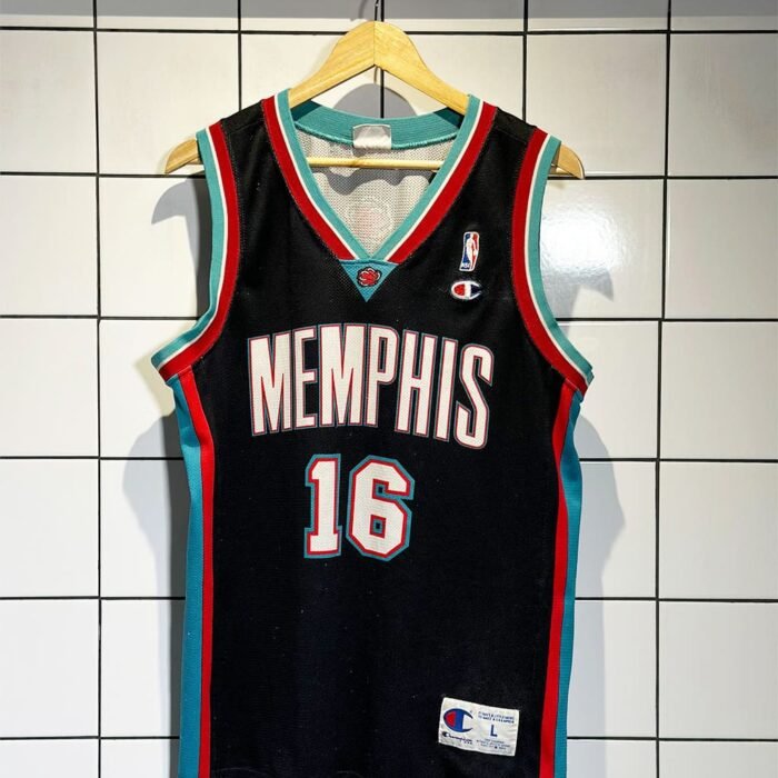 Camiseta Champion Memphis Grizzlies - Pau Gasol - 2001