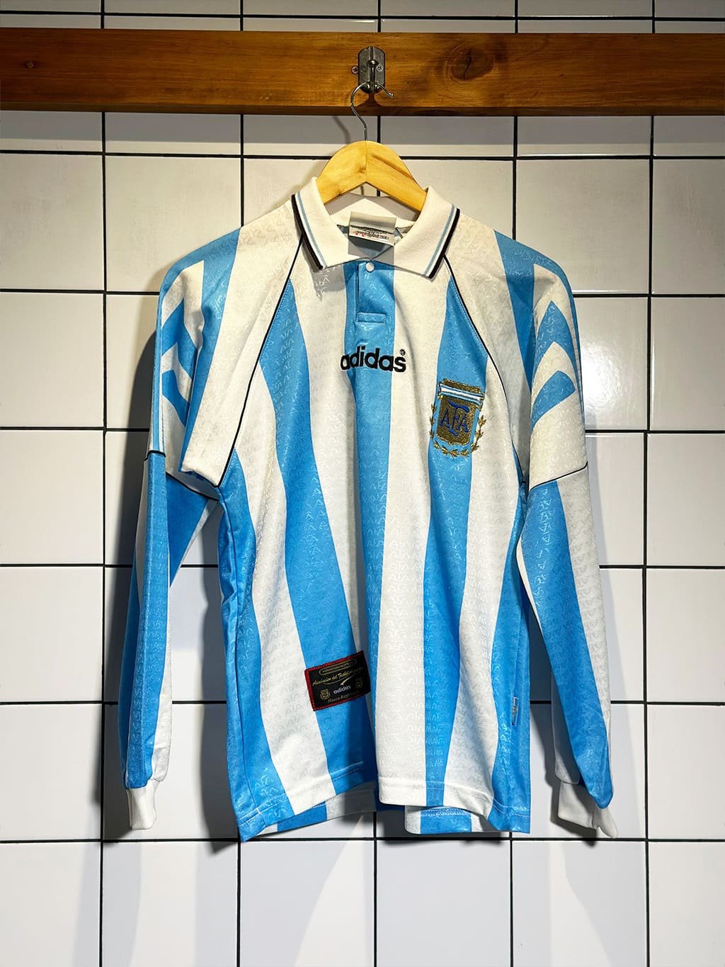 Camiseta Adidas Argentina Manga Larga - 1997