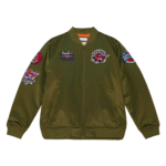 Toronto Raptors Flight Green Satin Jacket