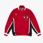 Men's Red Chicago Bulls 1992/93 Authentic Full-Snap Warmup Jacket