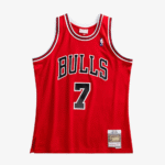 Men's Toni Kukoc Red Chicago Bulls 1997/98 Hardwood Classics Swingman Player Jersey