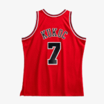 Men's Toni Kukoc Red Chicago Bulls 1997/98 Hardwood Classics Swingman Player Jersey