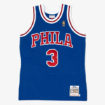 Men's Allen Iverson Royal Philadelphia 76ers 1996/97 Authentic Jersey