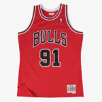 Men's Dennis Rodman Red Chicago Bulls 1997/98 Hardwood Classics Swingman Player Jersey