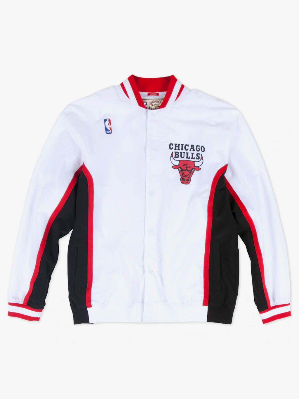 Men's White Chicago Bulls 1992/93 Authentic Full-Snap Warmup Jacket