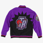 Men's Purple Toronto Raptors 1995/96 Authentic Full-Snap Warmup Jacket