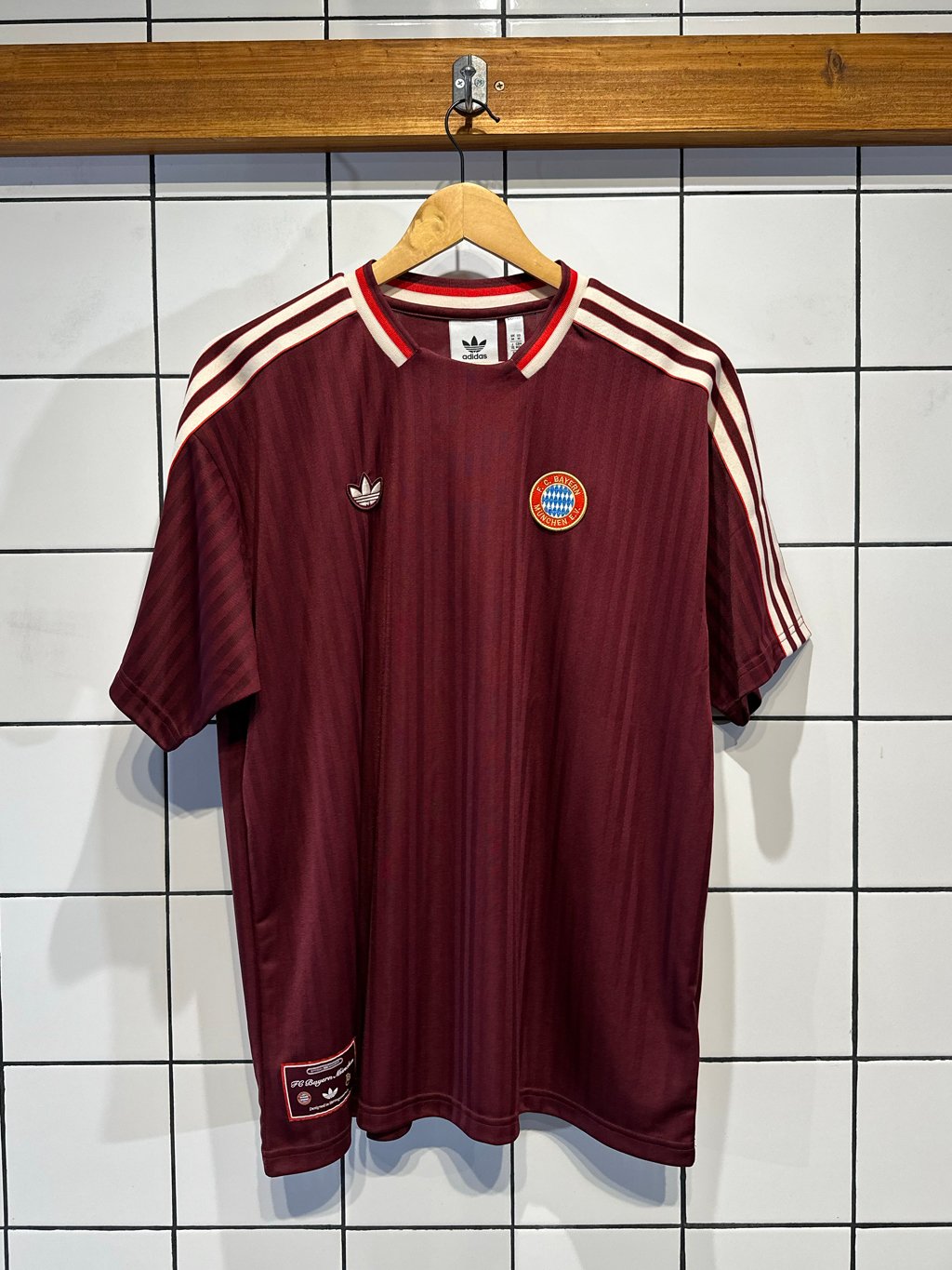 Remera warm up adidas original Bayer Munich FC