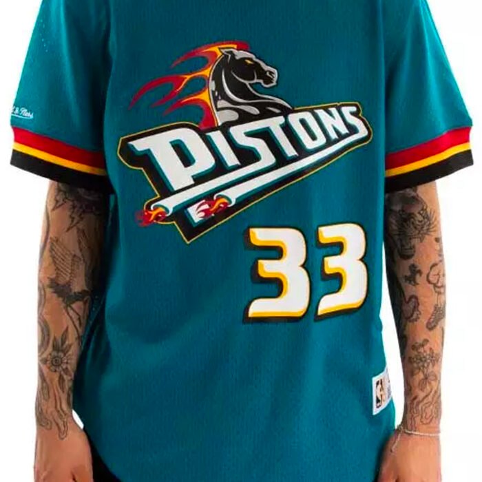 Remera de Grant Hill de los Detroit Pistons, temporada 1998-99