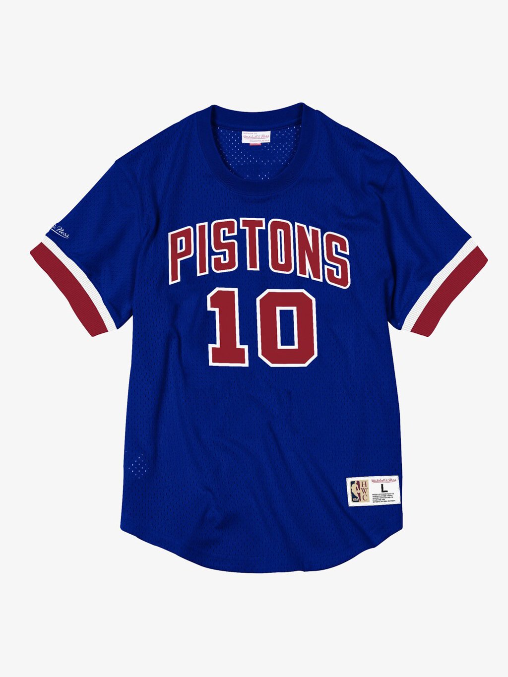 Remera de Dennis Rodman, Detroit Pistons,temporada 1989/90